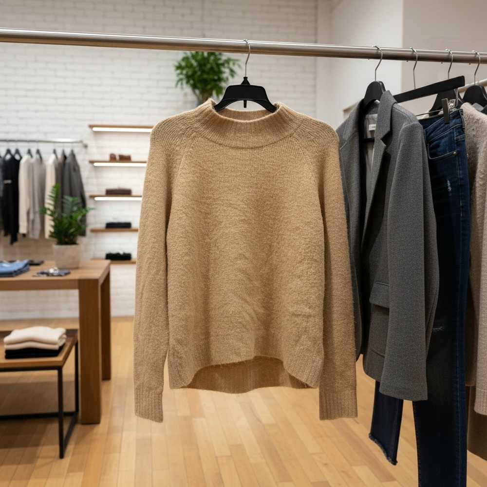 Vigoss Beige Knit Sweater